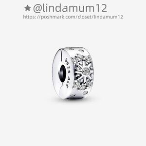 Pandora Sparkling Sun & Crescent Moon Clip Charm